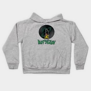 THE YOUNGEST WARRIOR SUPERHERO HUMOR Kids Hoodie